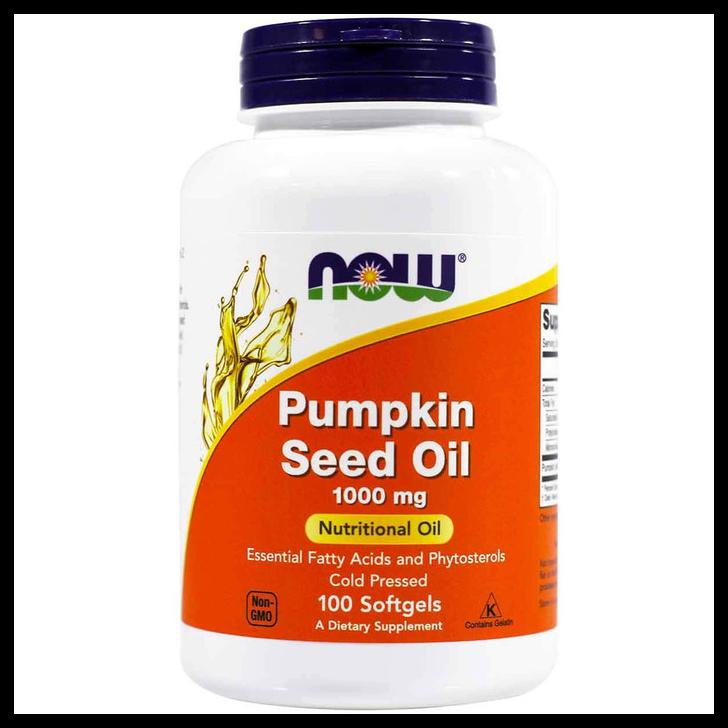 

DISKON TERBATAS !!! NOW FOODS PUMPKIN SEED OIL 1000 MG 100 SOFTGELS MINYAK BERNUTRISI TERLARIS