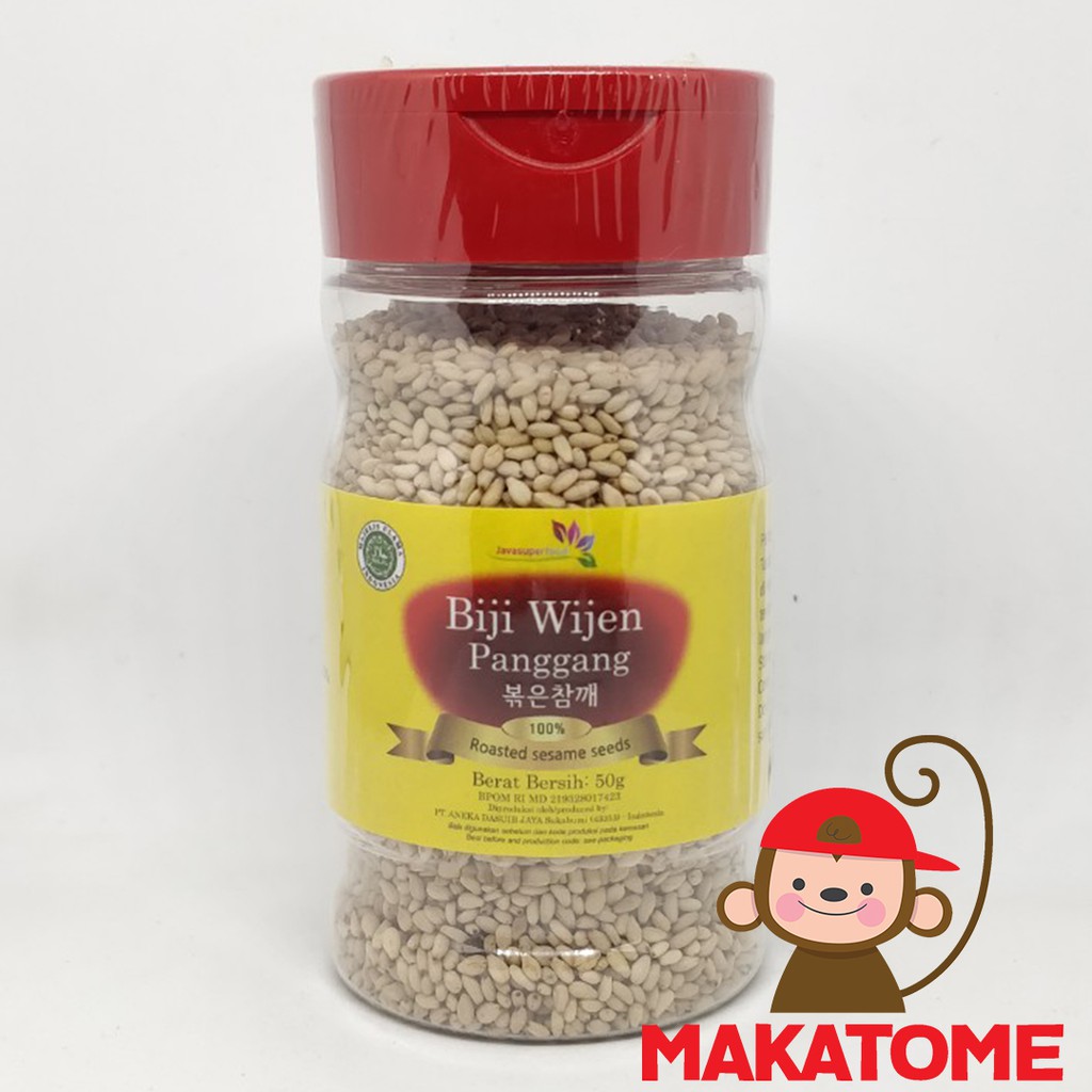 

Biji Wijen Panggang 50gr Javasuperfood 50g 50 g gr java super food roasted sesame seed roast seeds
