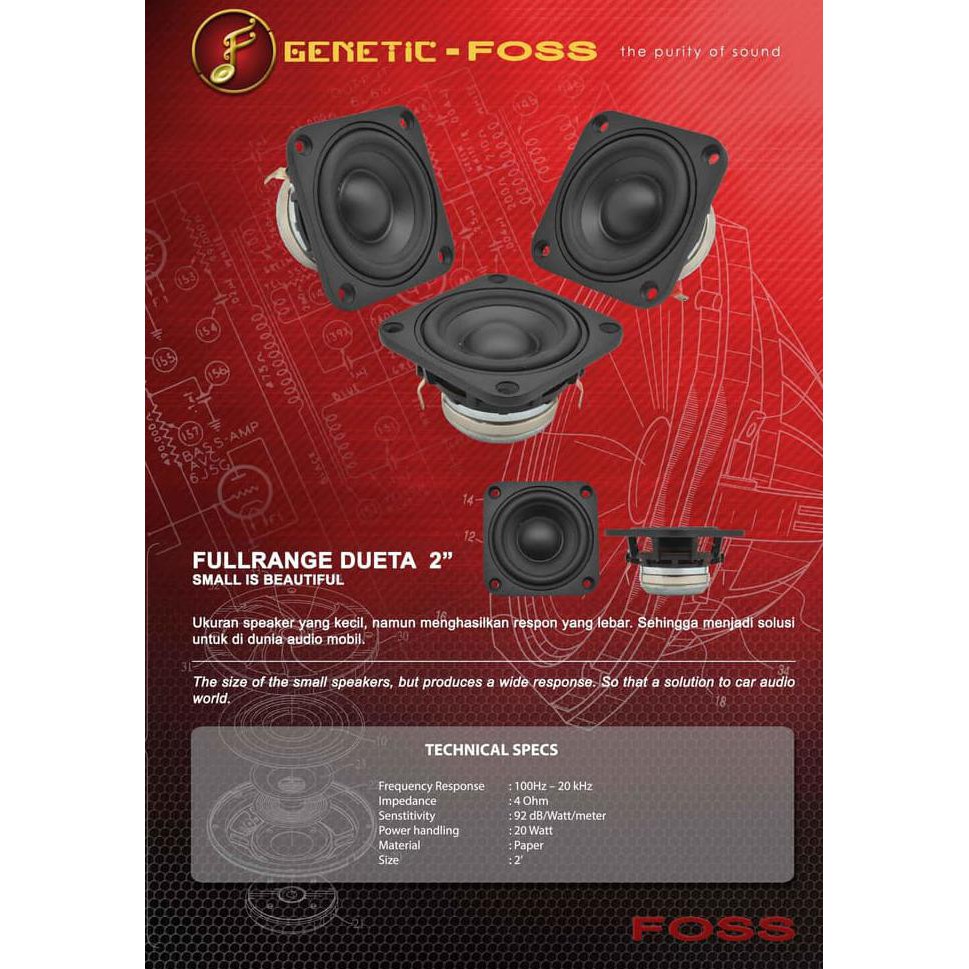 FOSS fullrange dueta 2"