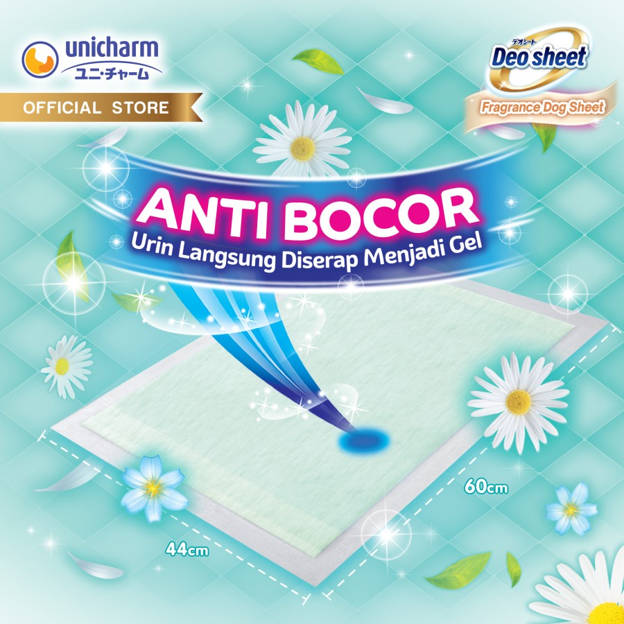 UNICHARM DEO SHEET 44x32CM UNICHARM UNDERPAD SMALL ALAS PIPIS