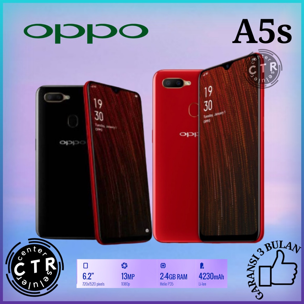 Hp oppo A5s ram 3 rom  32gb3gb internal 32gb