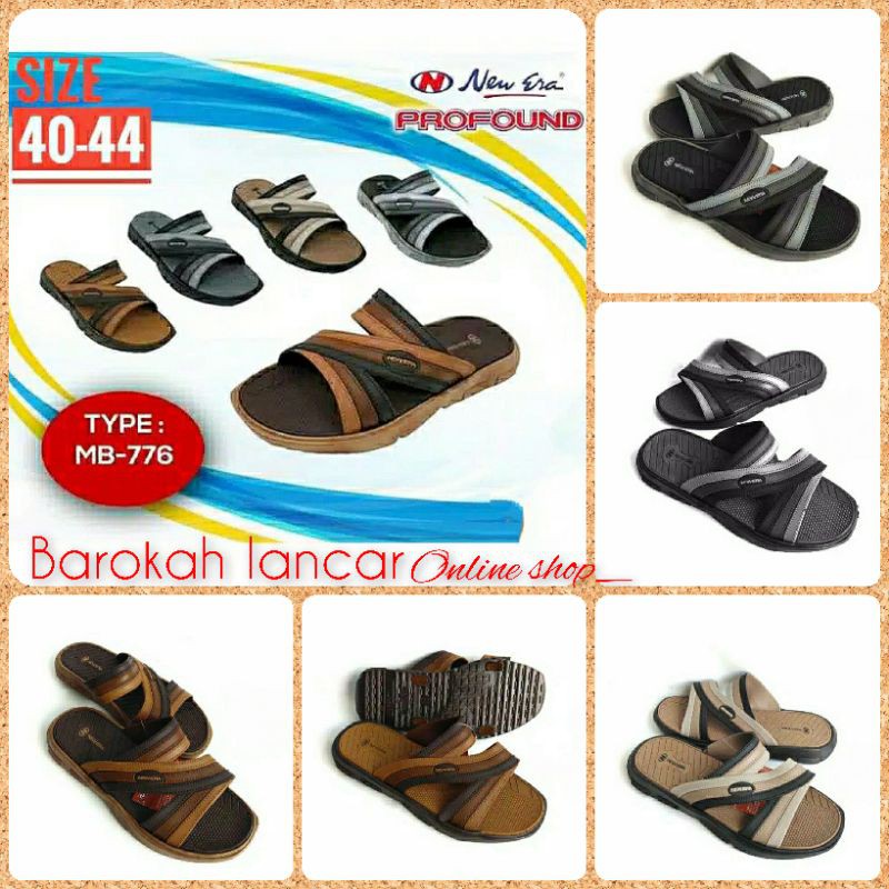 SANDAL SLOP KARET NEW ERA MB 776 SIZE 40-44