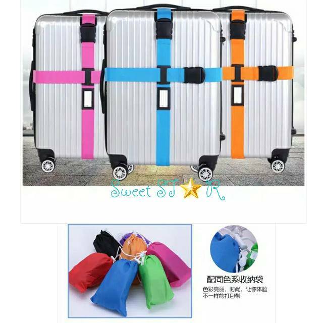 Tali Pengaman Koper| Sabuk Tali koper dengan kunci