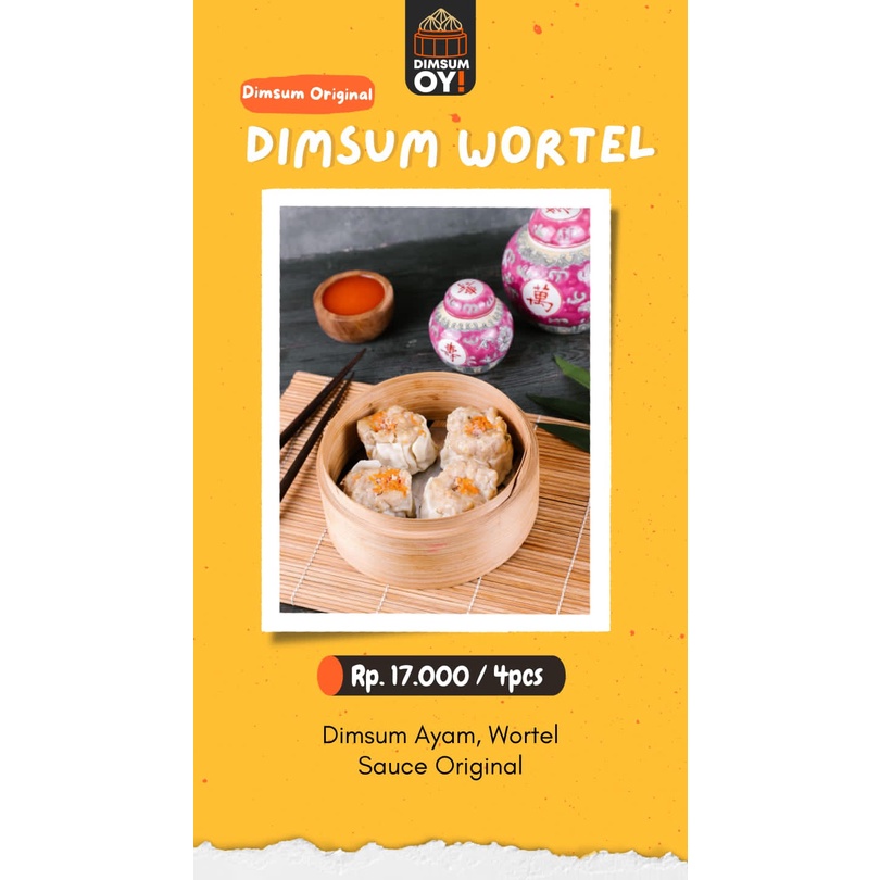 

DIMSUM AYAM ORIGINAL TOPPING CUMI/JAMUR/WORTEL/SOSIS/UDANG/PREMIUM