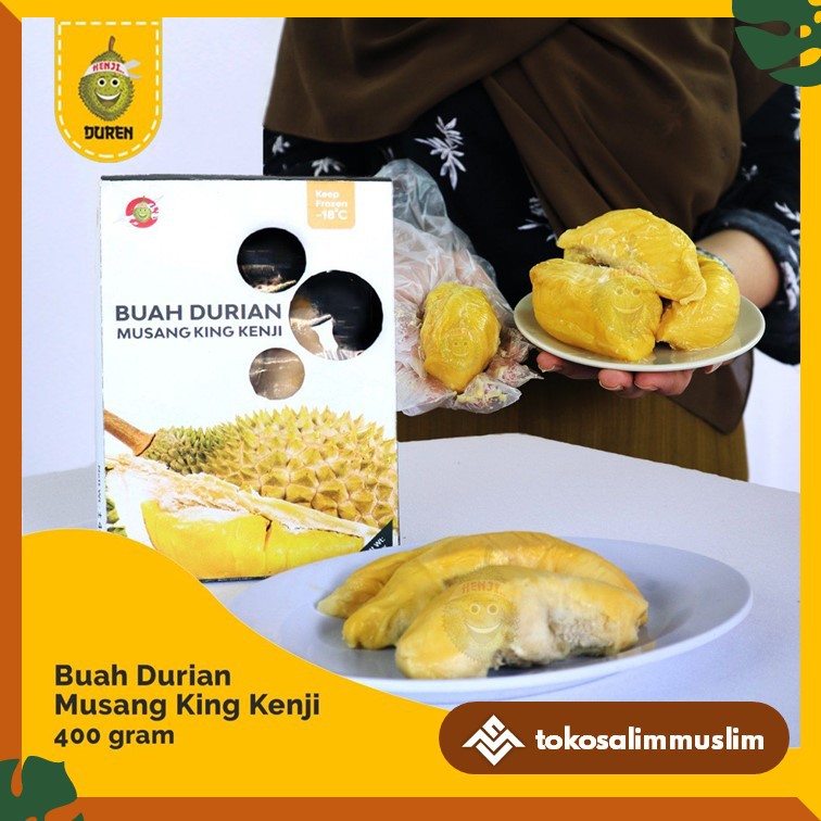 

Duren Musang King Kenji Durian Musang King Kupas 400gr Fresh Manis Legit Bergaransi
