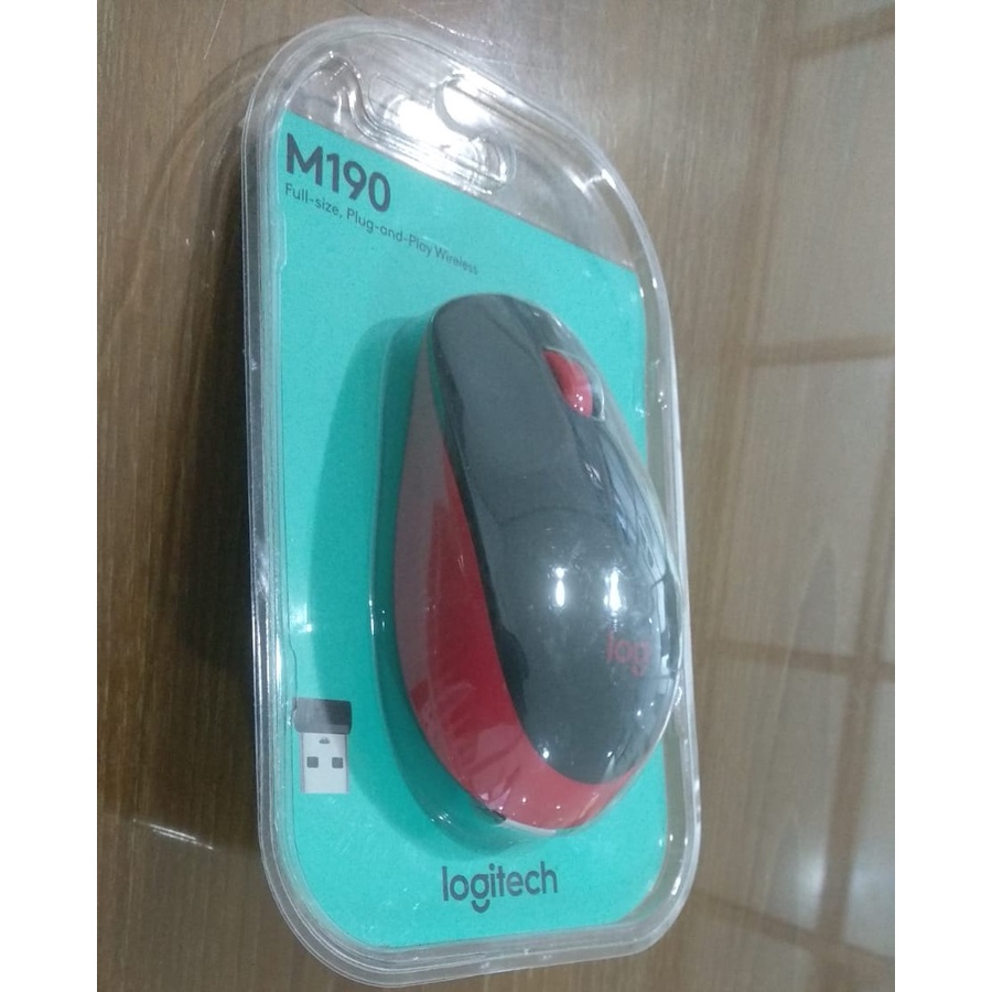 Logitech M190 Wireless Mouse Tanpa Kabel Original