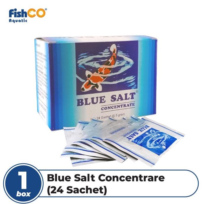 

Blue Salt Concentrate Garam Biru Ikan 1 box isi 24 Sachet