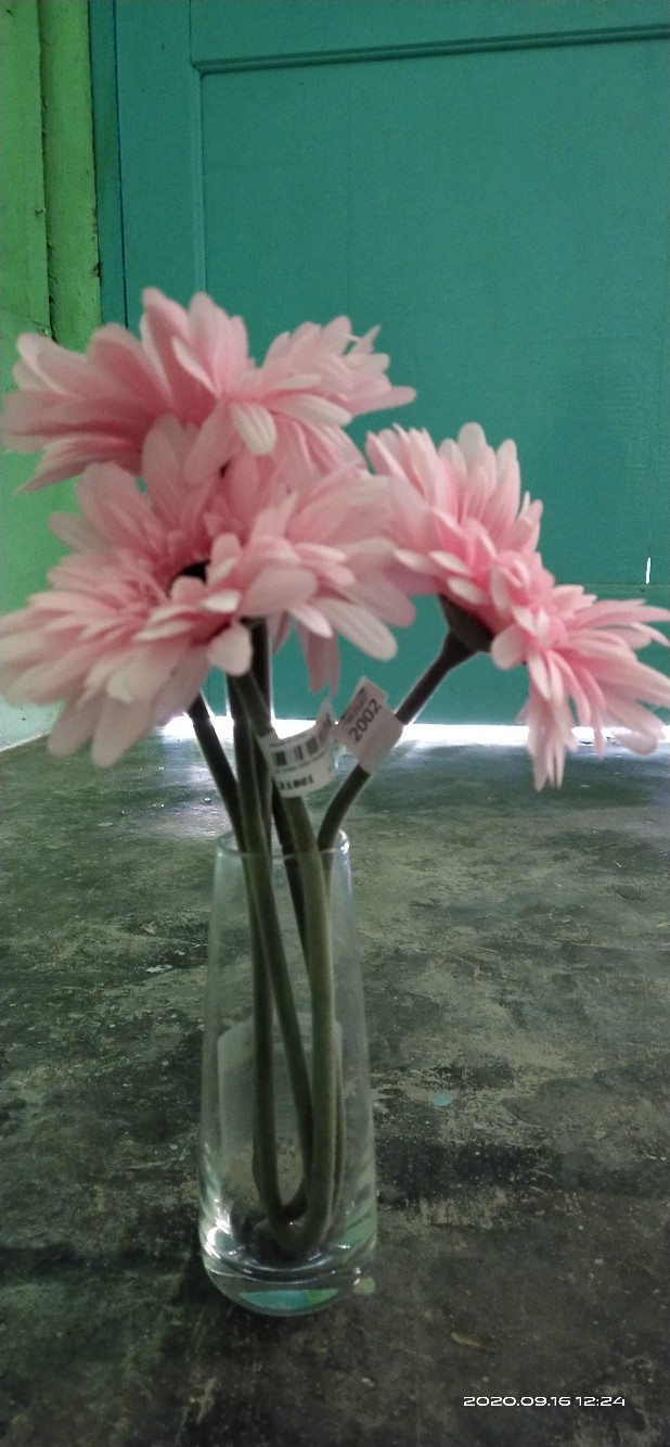 Vas Bunga Kecil 15cm Dekorasi Berakna Vas Kaca Bunga Artificial