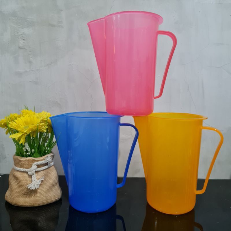 Gelas Ukur 1000ml Warna Murah /Gelas Takar Plastik Food Grade