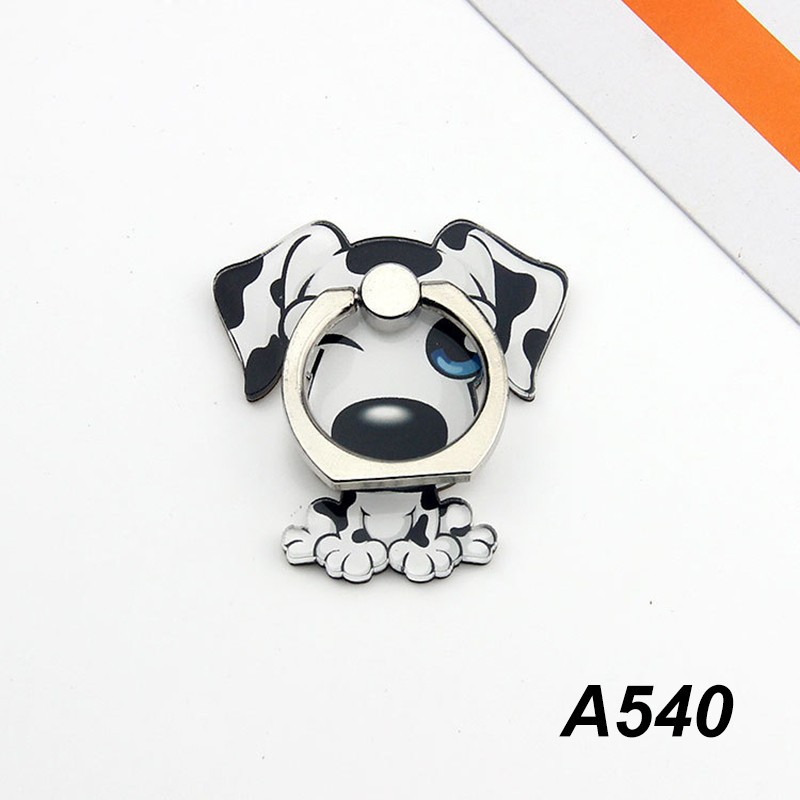 Universal Acrylic Finger Ring for Phone Lovely Dog Cartoon Phone Holder Stand