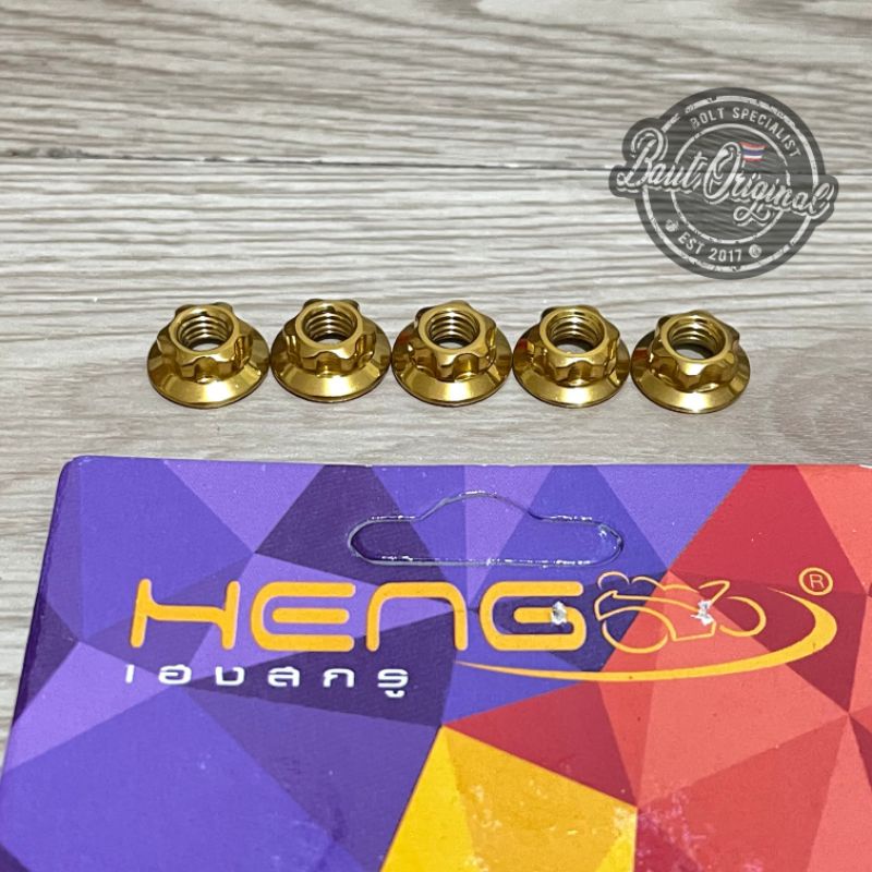 mur 8 new probolt gear gold mur baut drat 8 original heng thailand