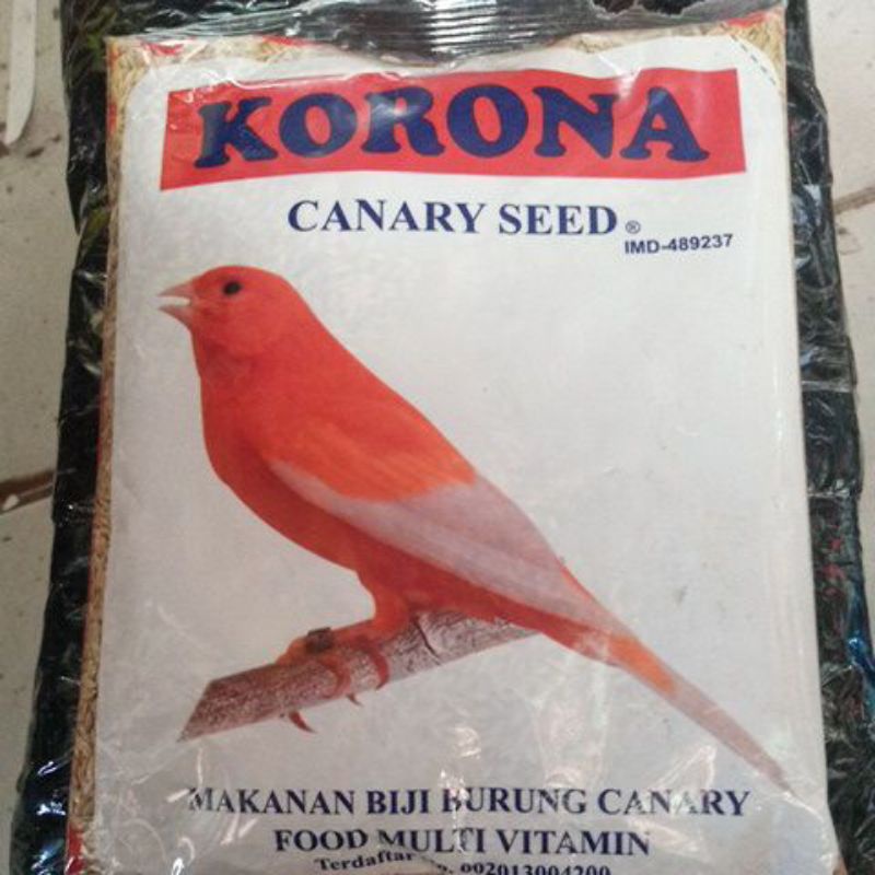 Korona Kenari Seed 300g Pakan Burung Kenari