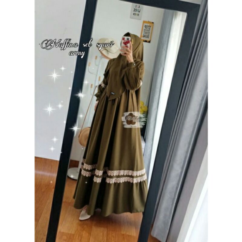 gamis set Naffina 100% Original by Athata