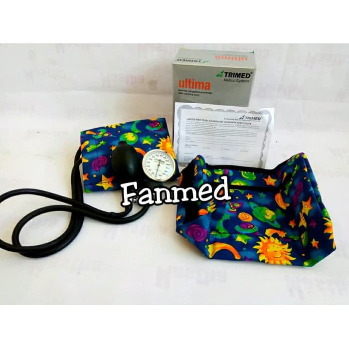 Tensi Tensimeter Jarum Analog Sphygmomanometer Ultima Motif Trimed
