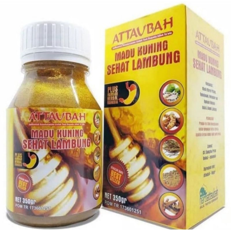 ATTAUBAH | Madu Kuning Sehat Lambung | Madu Kuning Lambung | Obat Herbal Lambung | Sehat Lambung | M