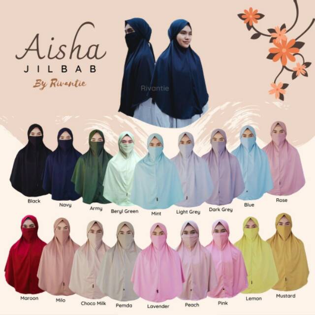 JILBAB AISYA/JILBAB RIVANTIE/JILBAB 2IN1/JILBAB CADAR/DISCOUNT 15%
