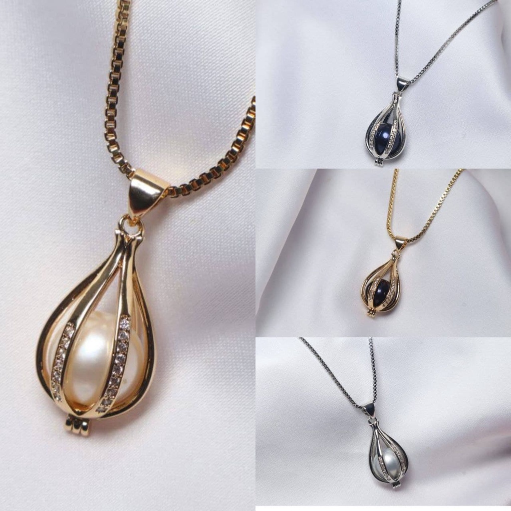 Liontin Mutiara Lombok / Mata Kalung / Mainan Kalung / Liontin Paloma / kalung mutiara Lombok