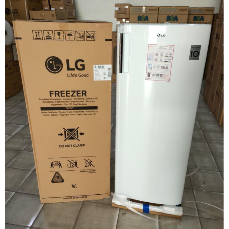 Freezer ASI LG GN-INV304BK GNINV304BK GN-INV304SL GNINV304SL 6 Rak Inverter Es Batu GNINV304 INV304