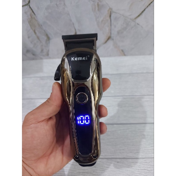 Alat Mesin Cukur Rambut Cas Hair Clipper Charge Kemei KM 1990 ORIGINAL