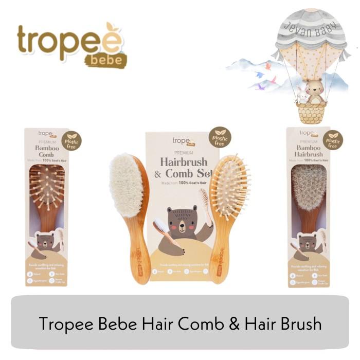 Tropee Bebe Bamboo Hair Brush / Hair Comb / Hair Brush Hair