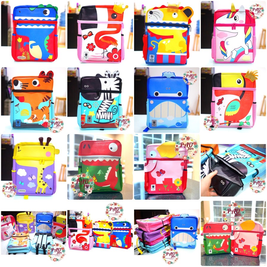 Tas anak TK unicorn / tas ransel sekolah zebra / tas anak PAUD / tas ransel