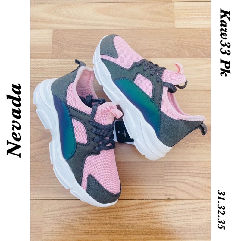 Sepatu Anak Nevada KAW33 Pink Hitam