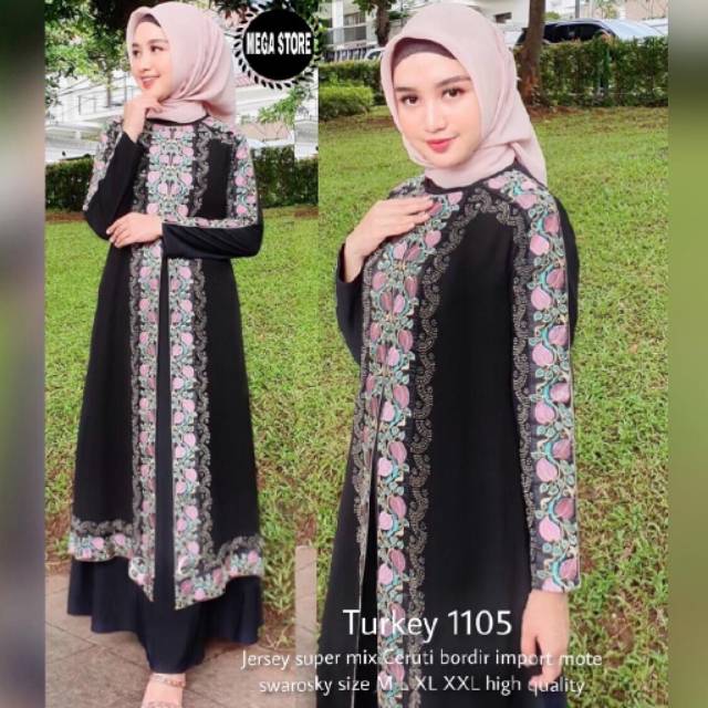 GAMIS ABAYA TURKI /SAUDI ORI IMPORT/