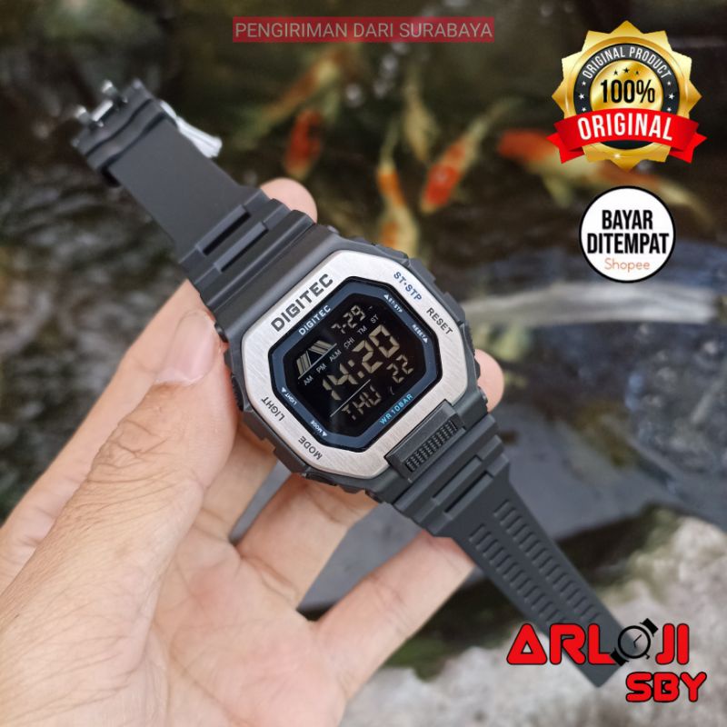 JAM TANGAN PRIA DIGITEC DG 5050 ORIGINAL TAHAN AIR 100M