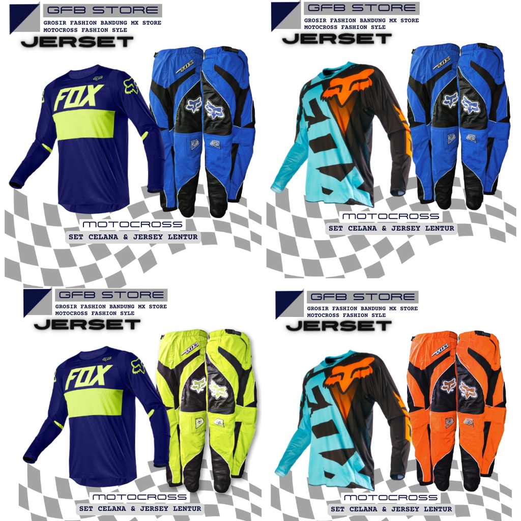 Jersey set motocross | motocross Jersey and pants | celana cross | Jersey trail