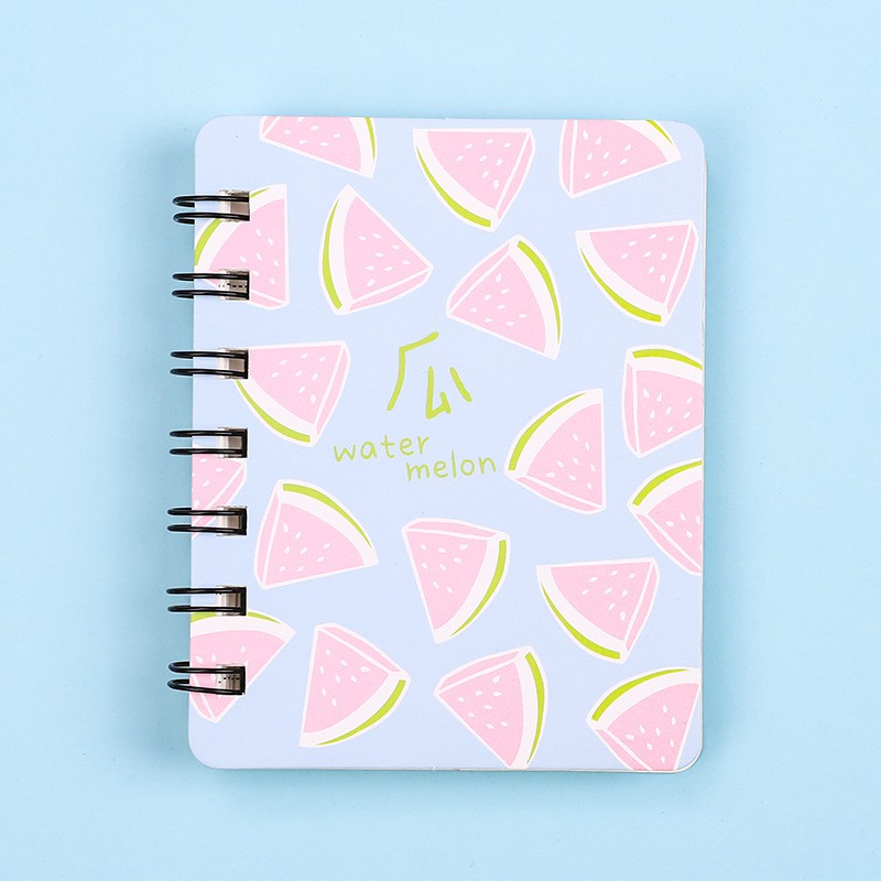 [DZ] ST232 - Note Book Spiral Buku Tulis Catatan Kecil Karakter Lucu-Watermelon