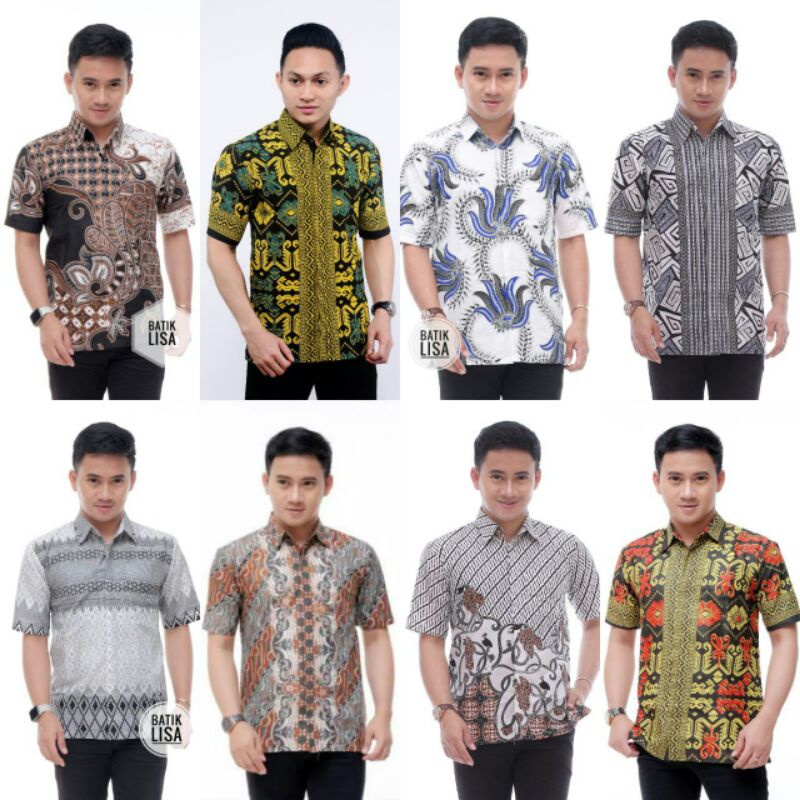 HEM BATIK PRIA LENGAN PENDEK PREMIUM TERBARU
