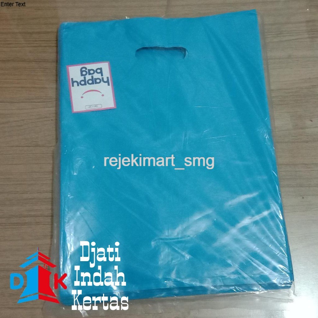 

Berkualitas!!!- Tas Olshop Happy Bag 35 x 50 POLOS Tebal isi 100 lembar Shopping Bag