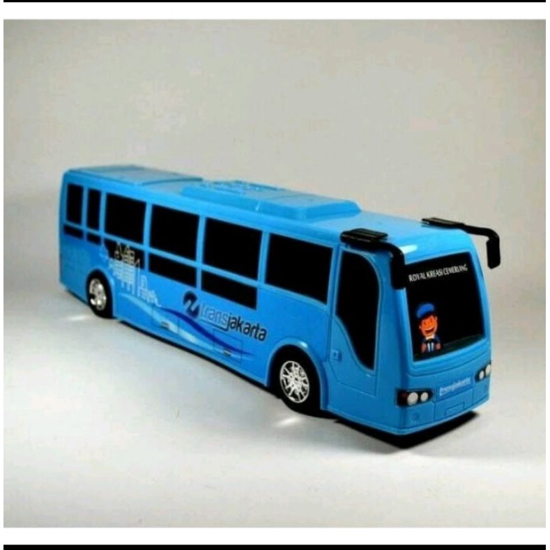 mainan anak bus busway Transjakarta