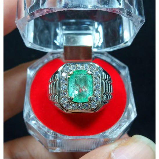 BATU ZAMRUD COLOMBIA ASLI NATURAL SIAP PAKAI