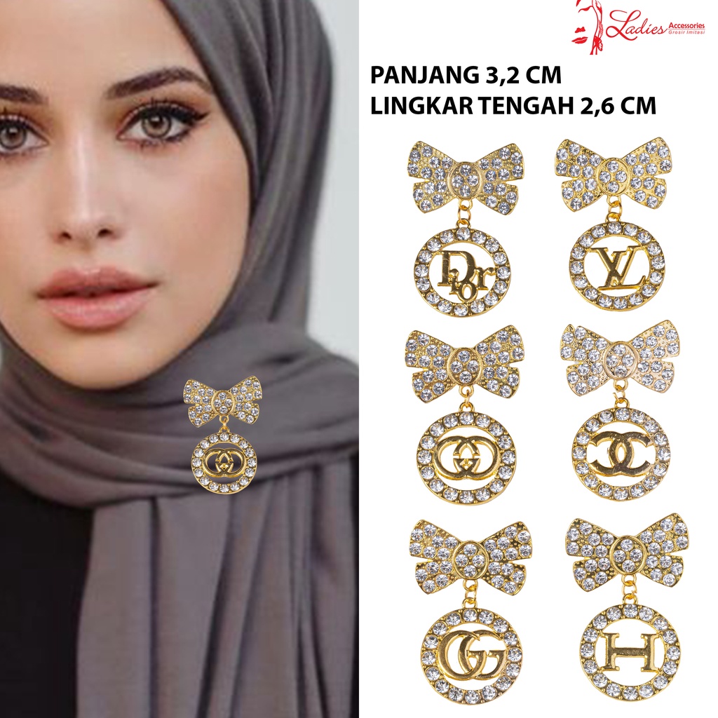 Bros/hijab/ Juntai Mode Pita Gantung Mata/Jilbab/Gamis/Kebaya ( BC22 )