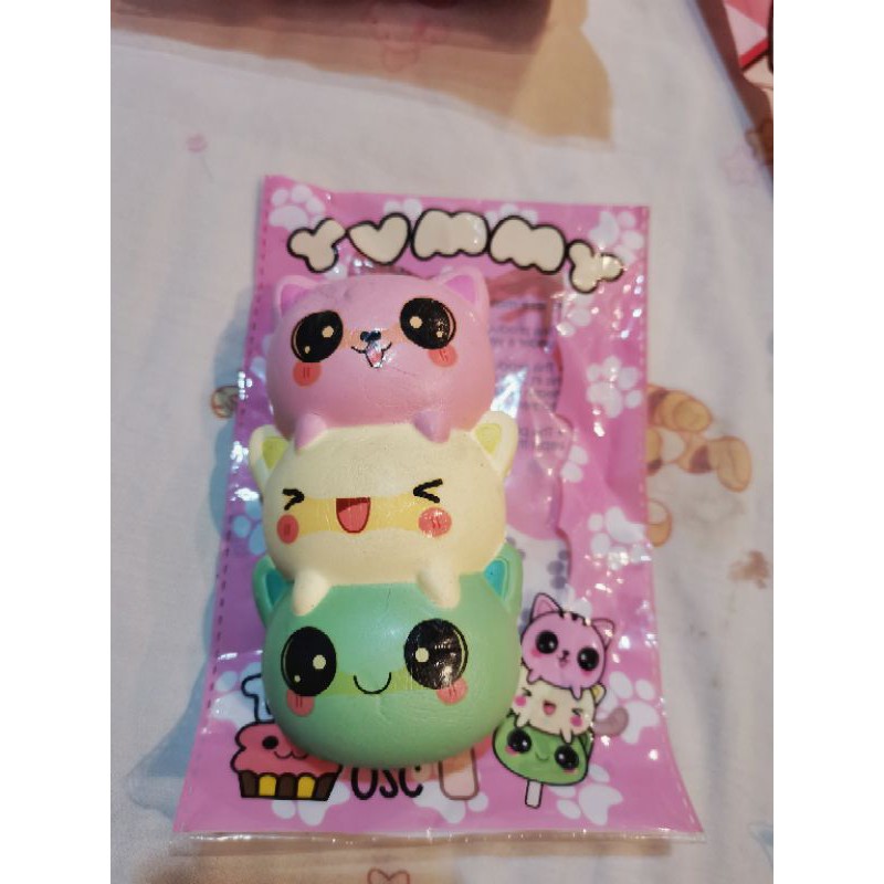 OSC kitty dango licensed squishy flash sale murah