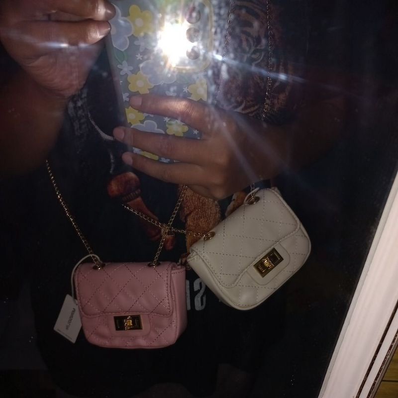 dompet koin mini bag miniso ada tali panjang