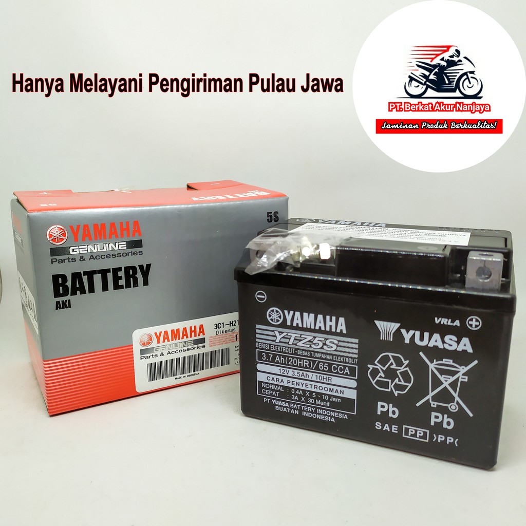 Facet Wereldwijd wastafel Jual Aki Motor Kering YAMAHA - Yuasa YTZ5S 12V 3.5Ah | Shopee Indonesia