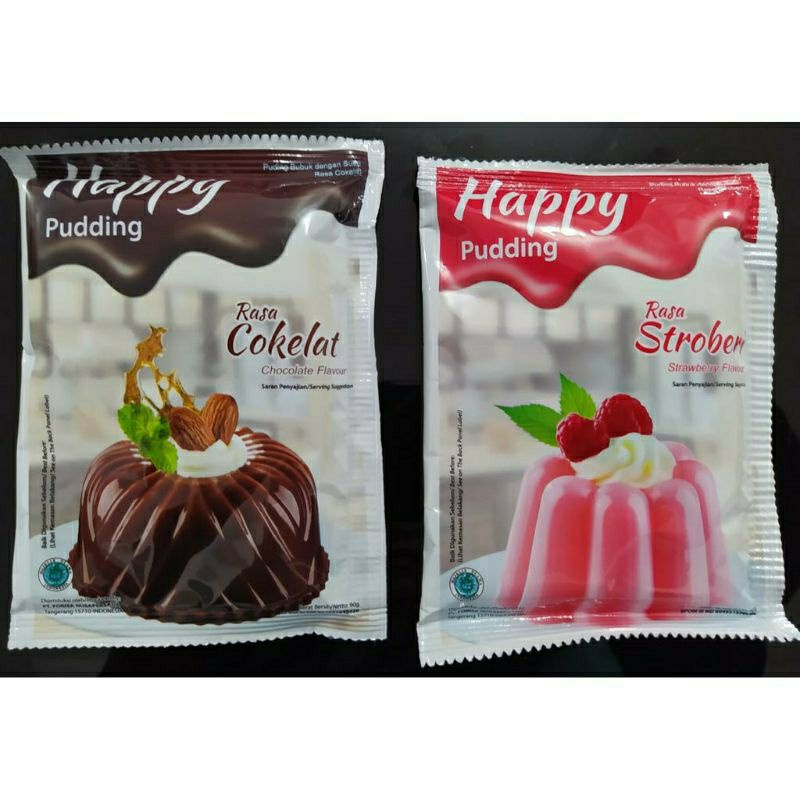 

Happy Puding/ Puding Susu Sachet/Puding Nutrijel 60gr