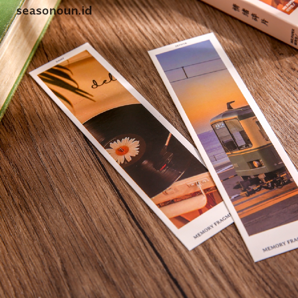 【seasonoun】 30 pcs/1 lot Warm series Paper bookmarks bookmarks For Books/Share/Tab .