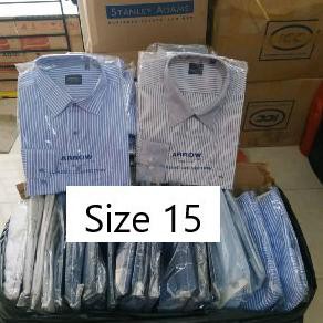 [[BISA COD]] Kemeja Pria Reguler Fit Lengan Panjang Arrow Size 15 LIMITED EDITION Kode 103