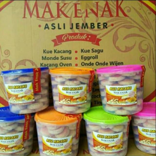 

Kue kacang mak enak dan kue monde susu mak enak