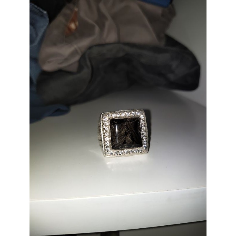 batu akik ring cincin bulu macan lumajang