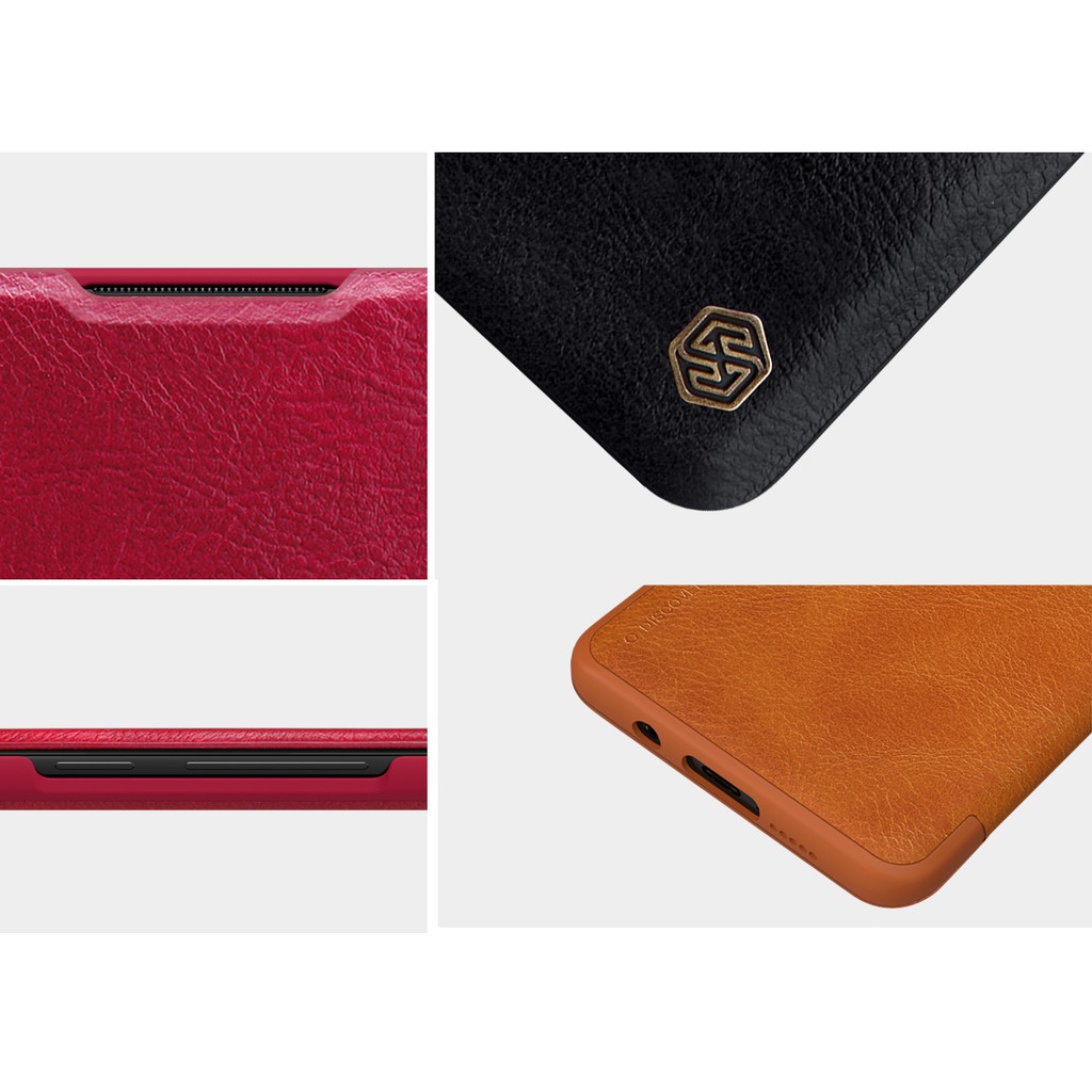 Flip Cover Xiaomi Mi CC9 Pro Note 10 Pro Nillkin Qin Leather Flip Case Original