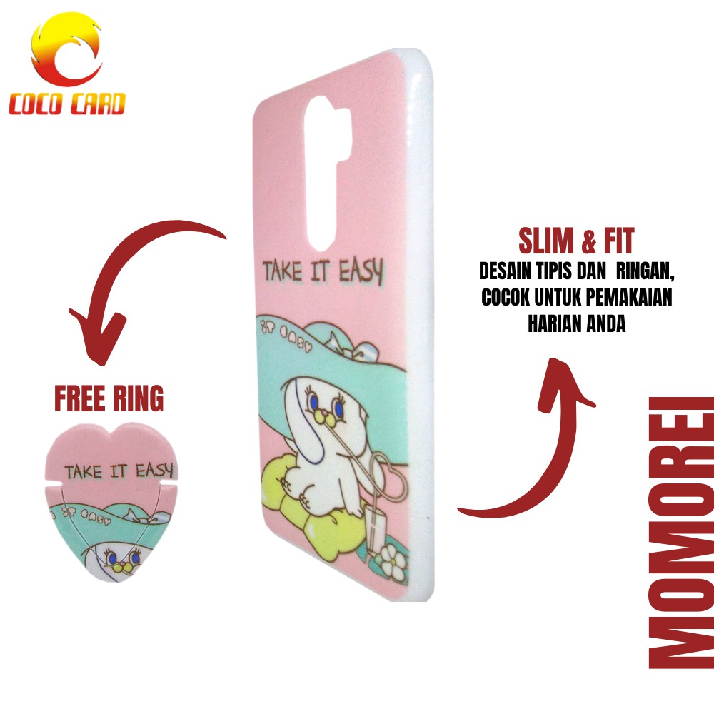 SOFTCASE XIAOMI REDMI NOTE 8 / NOTE 8 PRO MOMOREI KARAKTER - FREE RING