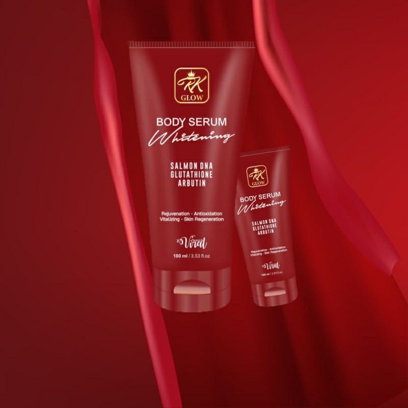 Rk Glow Body Serum Whitening Salmon DNA Original 100%