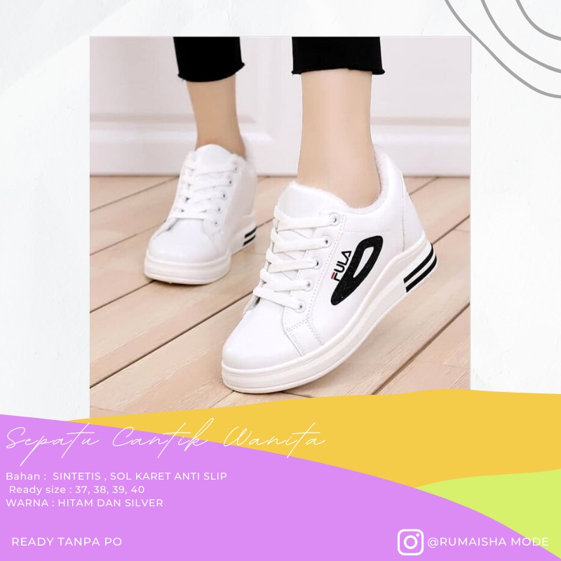 (Promo) Sepatu Kets Sneakers Xaxa Wanita Lucu Motif Meow