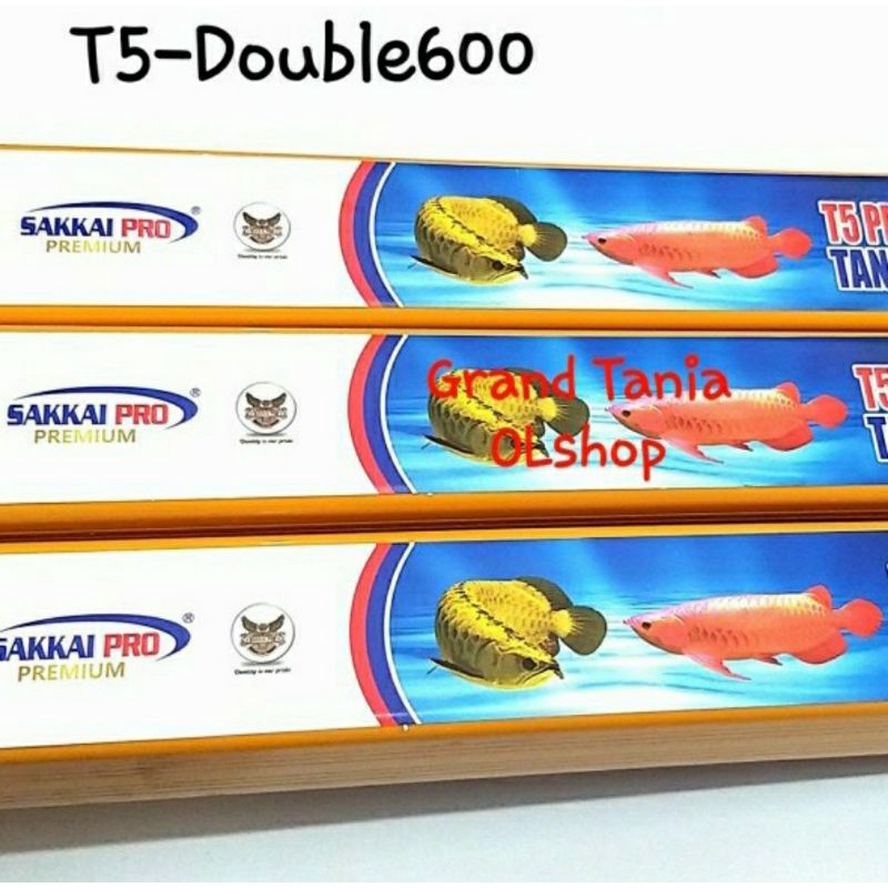 Lampu lamp aquarium Sakkai Pro Tanning Lamp T5 Double 600