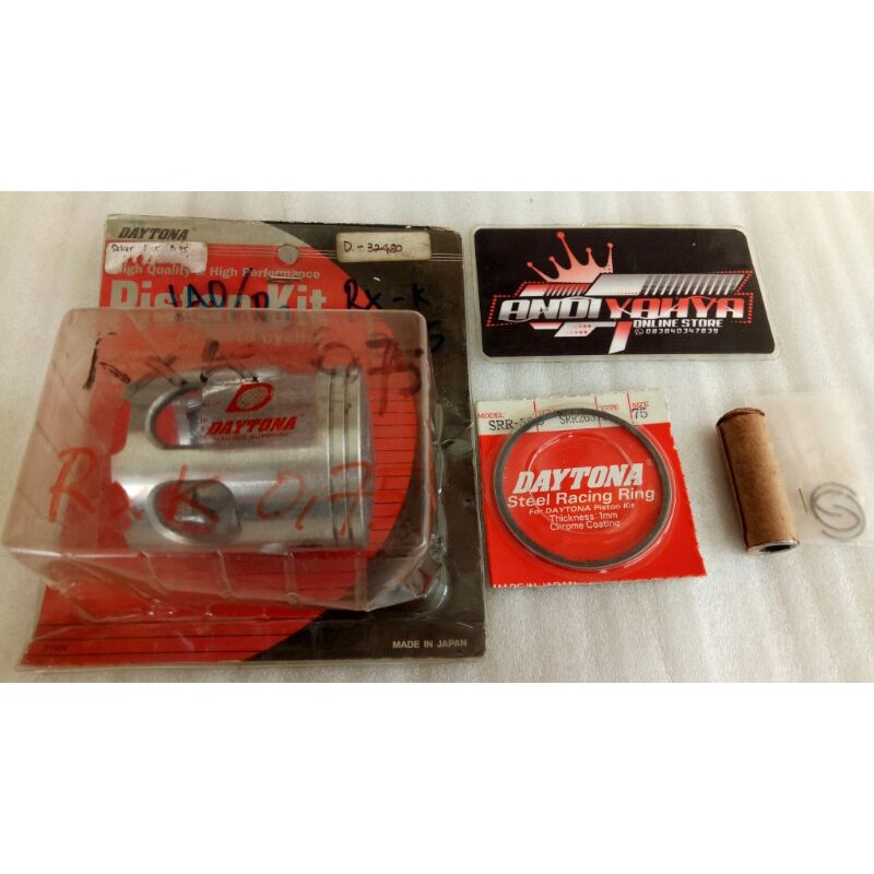 PISTON KIT DAYTONA RX KING OVER SIZE 75 ORIGINAL