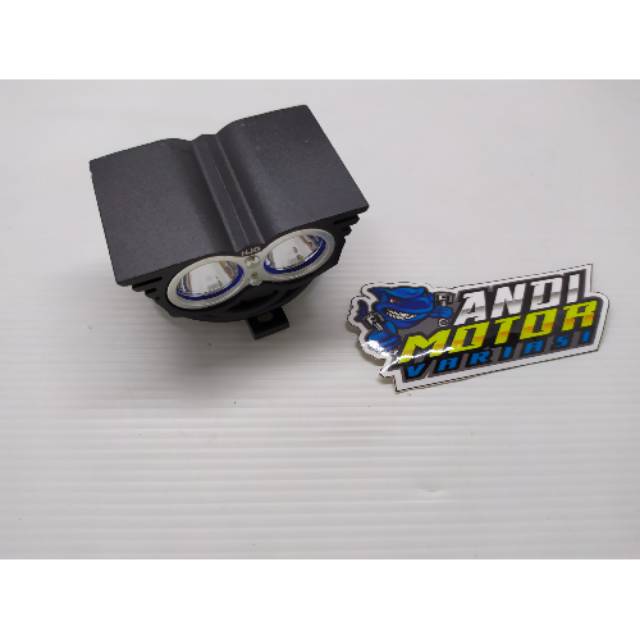 Lampu LED owl 2 mata white